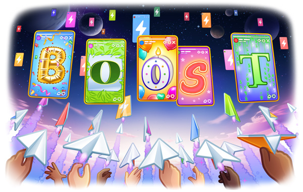 频道中的故事，View-Once Media等